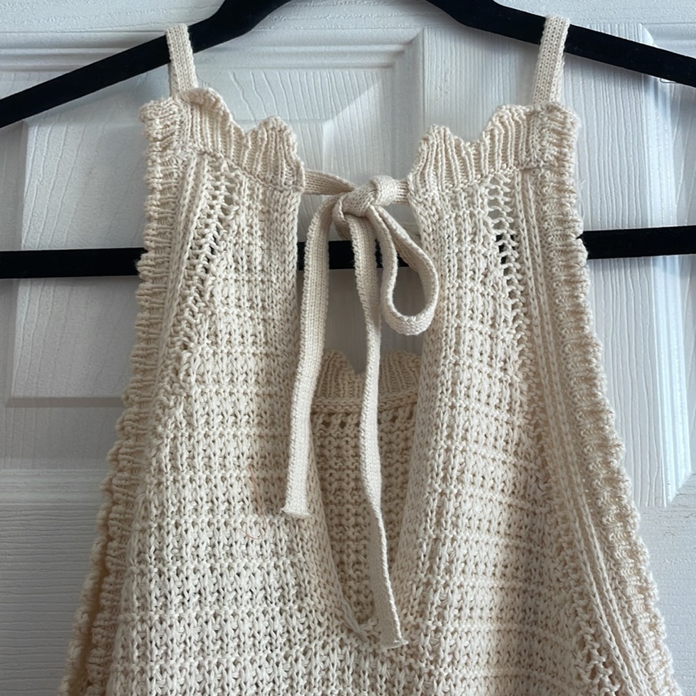 Universal Thread Cream Knit Romper - Picture 4 of 12